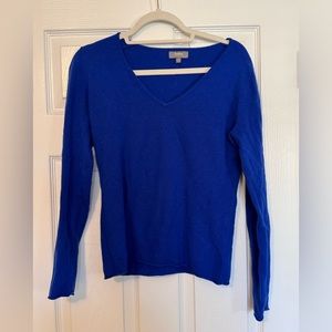 100% Cashmere Royal Blue Sweater